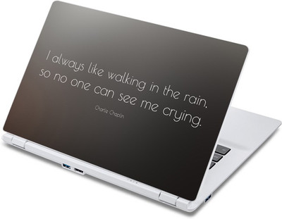 

ezyPRNT Charlie Chaplin Motivation Quotes d (13 to 13.9 inch) Vinyl Laptop Decal 13