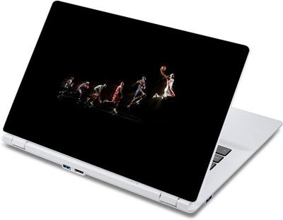

ezyPRNT Basket Ball Up Up Goal Sports Vinyl Laptop Decal 10