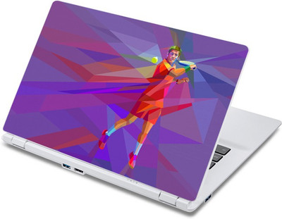 

ezyPRNT Lawn Tennis Sports Abstract (13 to 13.9 inch) Vinyl Laptop Decal 13