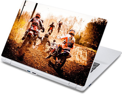 

ezyPRNT Motor Cycle and Racing Bike Sports jungle (13 to 13.9 inch) Vinyl Laptop Decal 13