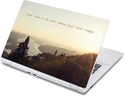 

ezyPRNT Happy Soul Motivation Quote (13 to 13.9 inch) Vinyl Laptop Decal 13