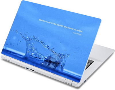 

ezyPRNT Silence is hardest arguments (13 to 13.9 inch) Vinyl Laptop Decal 13