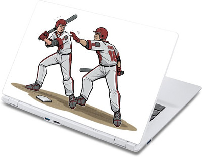 

ezyPRNT Base Ball Sports Catoons Vinyl Laptop Decal 10