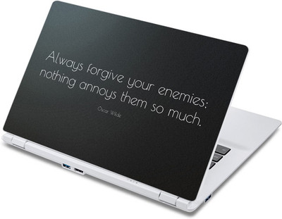 ezyPRNT Oscar Wilde Motivation Quote Vinyl Laptop Decal 10