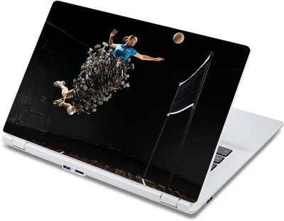

ezyPRNT Volley Ball Abstact Jump Sports Vinyl Laptop Decal 10