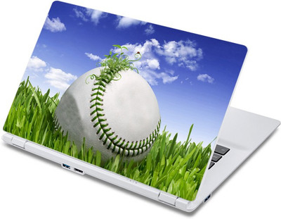 

ezyPRNT Base Ball Green Sports Vinyl Laptop Decal 10