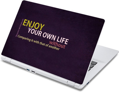 

ezyPRNT Enjoy your own Life Vinyl Laptop Decal 10