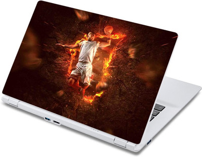

ezyPRNT Basket Ball Sports Wormhole (13 to 13.9 inch) Vinyl Laptop Decal 13
