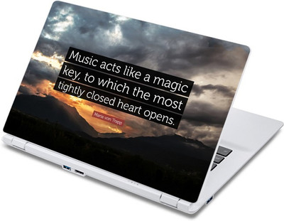 

ezyPRNT Music acts like a magic Vinyl Laptop Decal 10