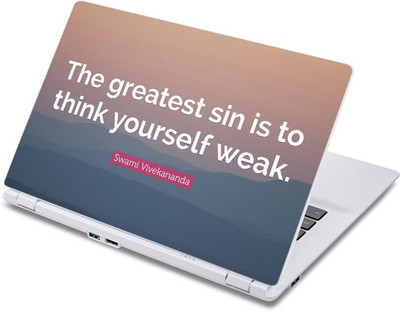 

ezyPRNT Swami Vivekanand Motivation Quotes b (13 to 13.9 inch) Vinyl Laptop Decal 13
