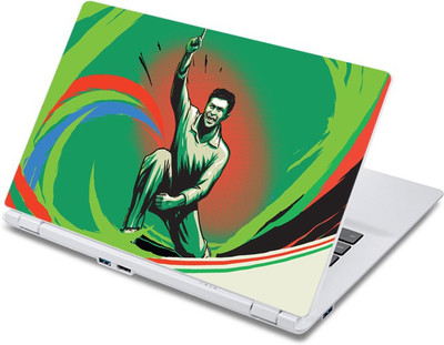 

ezyPRNT Cricket Sports Pop Art Appeal (13 to 13.9 inch) Vinyl Laptop Decal 13
