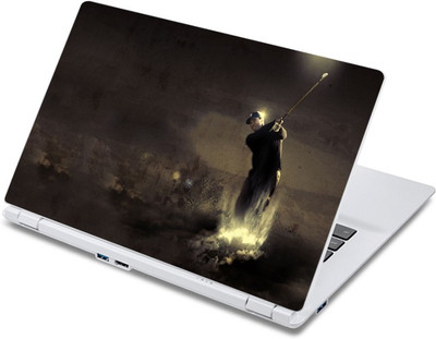 

ezyPRNT Golf Sports Black Vinyl Laptop Decal 10