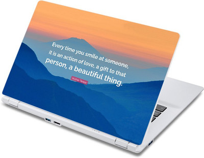 

ezyPRNT Mother Teresa Motivation Quote c (13 to 13.9 inch) Vinyl Laptop Decal 13