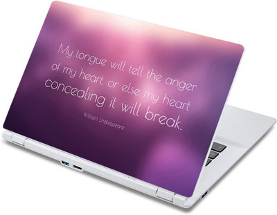 

ezyPRNT William Shakespeare Motivation Quote h Vinyl Laptop Decal 10