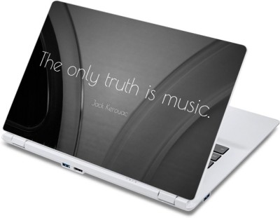 

ezyPRNT Music is Truth Motivation Quote (13 to 13.9 inch) Vinyl Laptop Decal 13