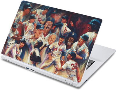 

ezyPRNT Base Ball Abstract Players Sports Vinyl Laptop Decal 10