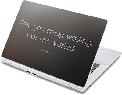 

ezyPRNT Time Motivation Quote (13 to 13.9 inch) Vinyl Laptop Decal 13