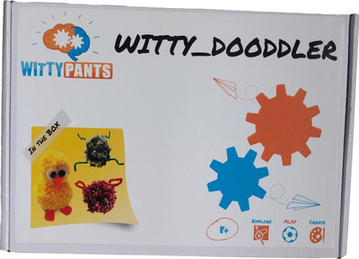 

WittyPants Pom-Pom Kit(Multicolor)