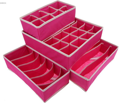 

Easydeals Lingerie Storage Case(Bra and Panty, Pack of 4)