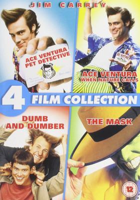 

Jim Carrey 4 Movies Collection: Ace Ventura Pet Detective + Ace Ventura When Nature Calls + Dumb and Dumber + The Mask (4-Disc Box Set)(DVD English)