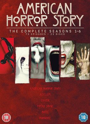 

American Horror Story: The Complete season 1 to 6: The American Horror Story + The American Horror Story:Asylum + The American Horror Story:Coven + The American Horror Story:Freak Show + The American Horror Story:Hotel + The American Horror Story:Roanoke 