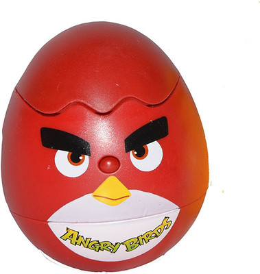 TALKING GANESHA Push and Shake Wobbling Rolly Polly Tumbler Angry Birds Musical Egg Toy for early years of Kids (Red)(Red)