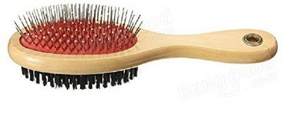 

Pets Empire Hair Brush For Pets Fur Shedding Comb (Both Sided) For Dogs, Cats And Rabbits Grooming Gloves for Dog, Cat, Rabbit(Brown, Red, Black, Medium)