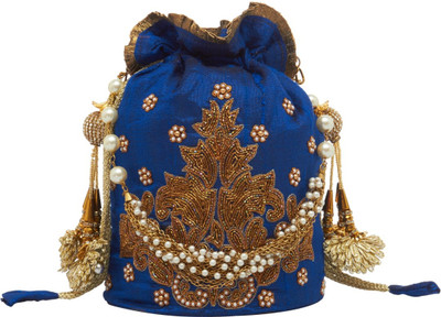 

TARUSA Stylish Potli Potli(Blue)