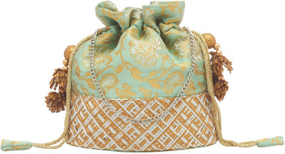 

TARUSA Stylish Potli Potli(Green)