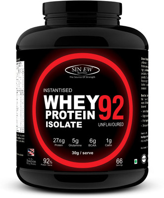 

Sinew Nutrition Raw Whey Protein Isolate 92% Whey Protein(2 kg, Unflavored)