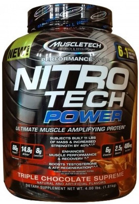 

Muscletech Performance Series Nitrotech Power Whey Protein(1.81 kg, Triple Chocolate Supreme)