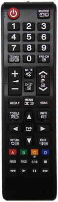 LipiWorld Lcd Led Tv Universal Remote Control For  Led/Lcd Samsung Remote Controller(Black)