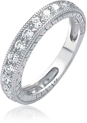 

Bling Jewelry Sterling Silver Cubic Zirconia Silver Plated Ring
