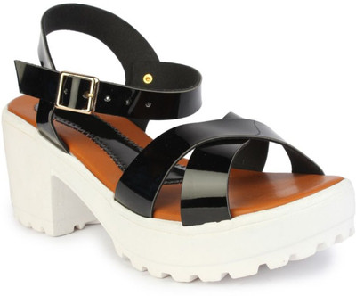 

Stepee Women Black Wedges