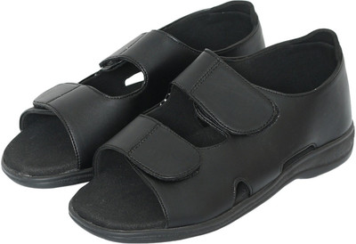 DiaOrtho Men Black Sandals