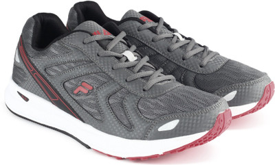 

Fila BRANTLY Running Shoes For Men(Grey, Dk gry/rd