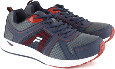 

Fila TRUCKER Running Shoes For Men(Blue, Grey, Nvy/dk gry/rd