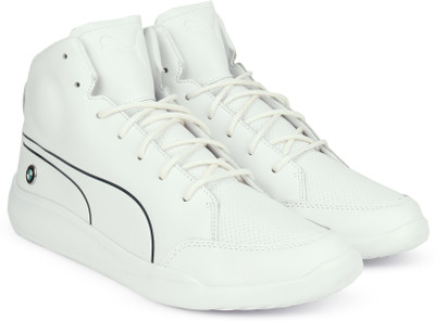 

Puma BMW MS Casual Mid Sneakers For Men(White, Navy, Puma white-team blue