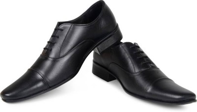 pure leather black shoes for mens