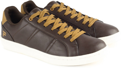 Fila MELANIA Canvas Shoes For Men(Brown, Cof/brn
