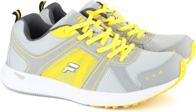 

Fila TRUCKER Running Shoes For Men(Yellow, Grey, Lt gry/yel
