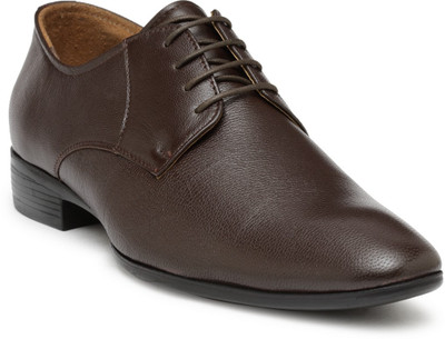 

Teakwood Leather Shoes Derby For Men(Brown