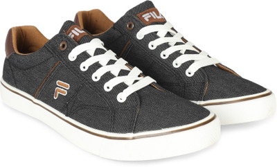 

Fila DECLAN Canvas Shoes For Men(Black, Blk/dk brn