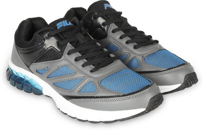

Fila INSTALLER 4 Running Shoes For Men(Multicolor, Dk gry/blk/sky blu