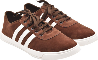 

WalkJump casual shoes, smart canvas shoes, casuals and Sneakers For Men(Brown