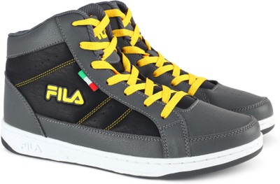 

Fila CARTER Canvas Shoes For Men(Multicolor, Dk gry/yel