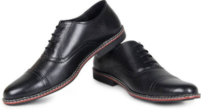 

NMD Men's Pure Leather Formal Shoes Lace Up For Men(Black