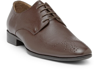 

Teakwood Leather Shoes Derby For Men(Brown