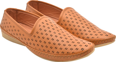 

WalkJump casual shoes, wedding loafers, officewear, Party Wear For Men(Tan