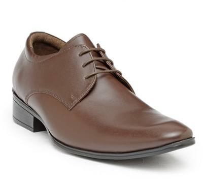 

Teakwood Leather Shoes Derby For Men(Brown
